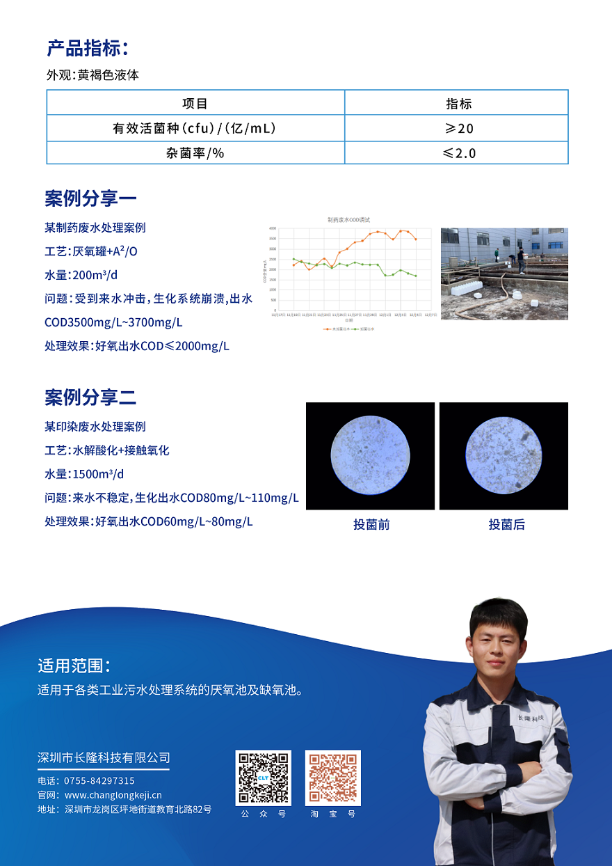 降解高濃度COD，提高生化B/C，提高水解酸化速度